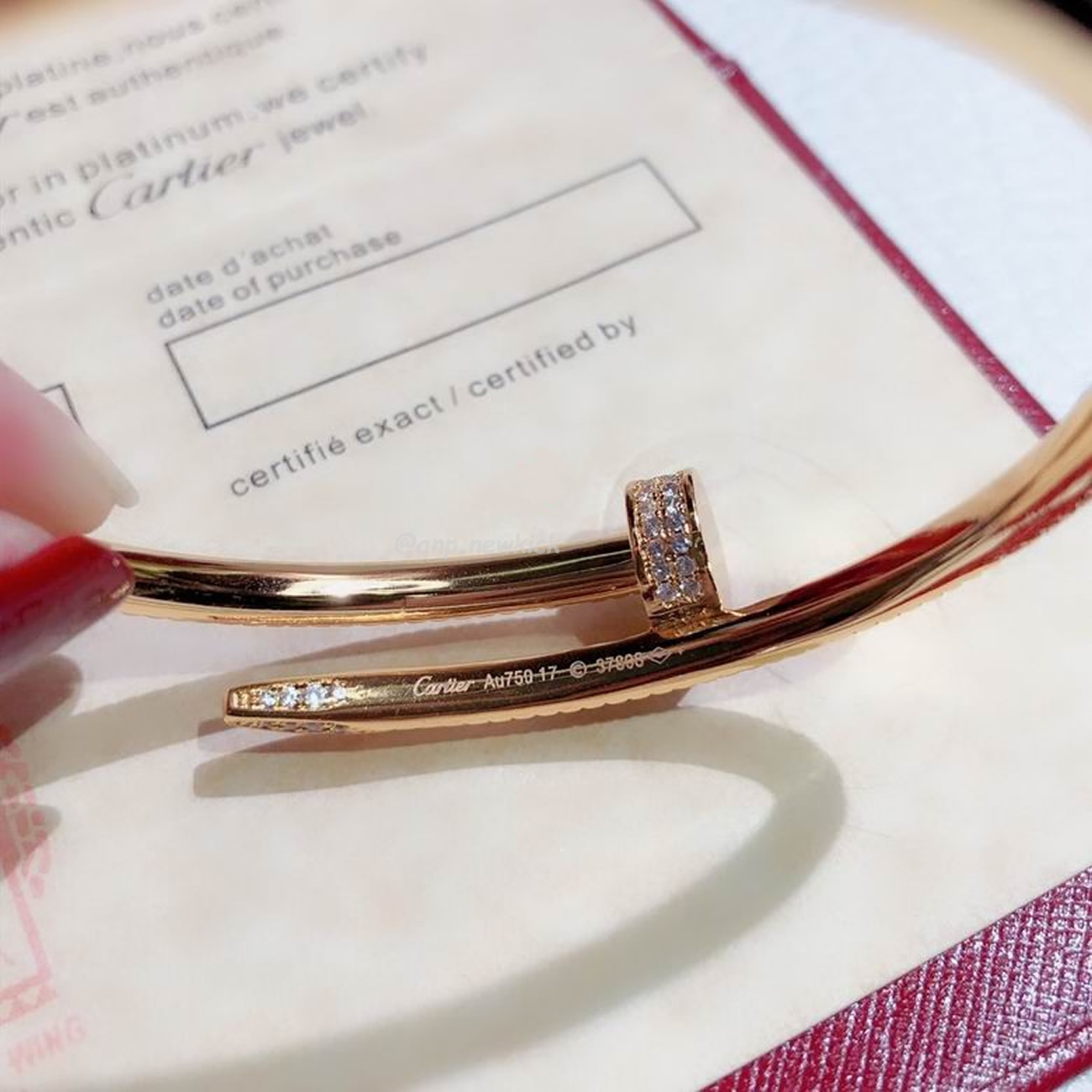 Cartier Bracelet Juste Un Clou Bracelet 18k Rose Gold (6) - newkick.app